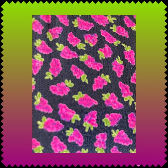 🍒vintage 8 Carole Little 90s Raspberry maxi dress - Picture 12 of 16